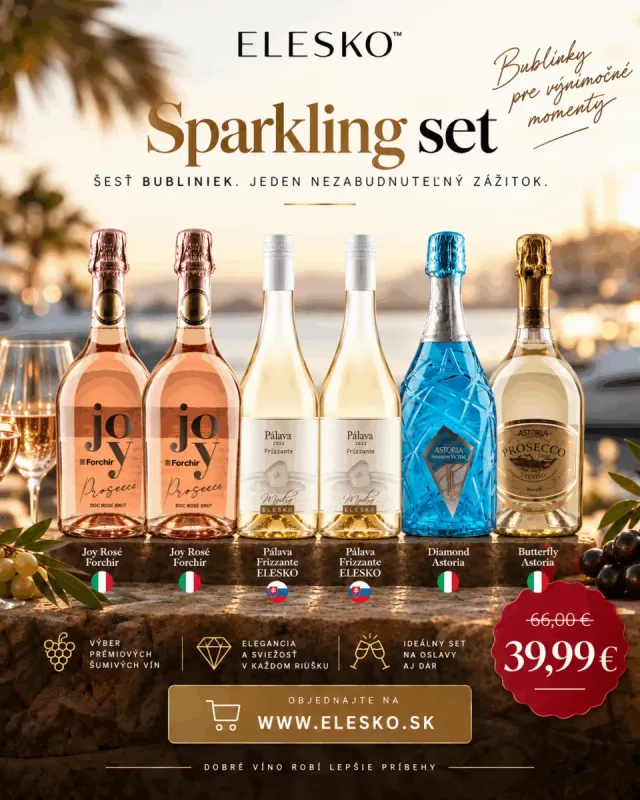 Sparkling set – Šesť bubliniek, jeden nezabudnuteľný zážitok