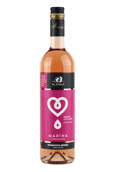 Marína Frankovka modrá rosé, ročník 2025, suché, 0,75 l