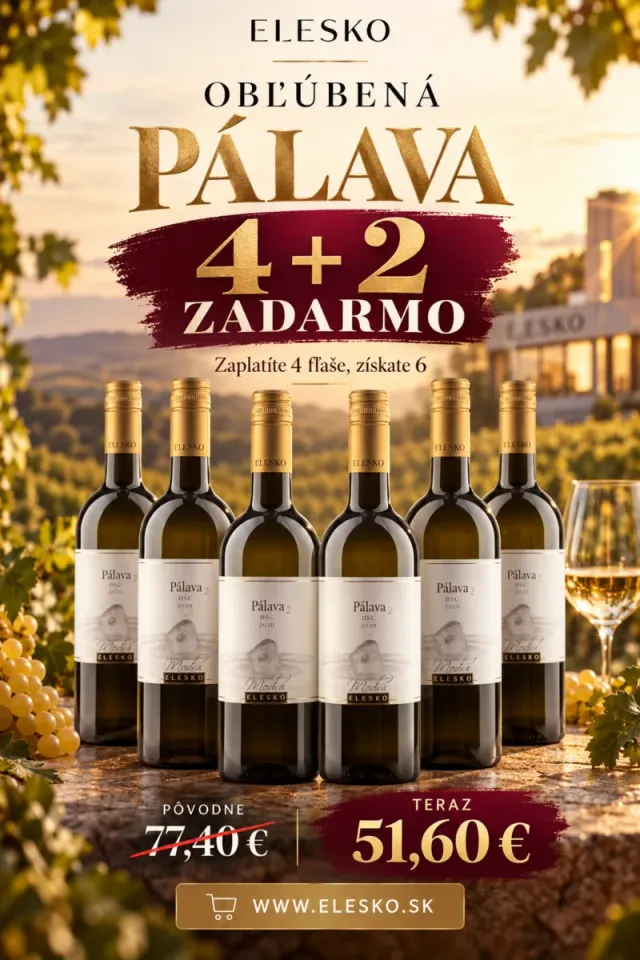 Akcia Pálava „2“ D.S.C. – 4 + 2 zadarmo