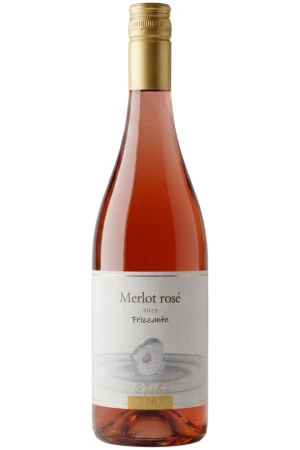 MERLOT rosé, sýtené perlivé víno, ročník 2025, polosUCHÉ, 0,75 l