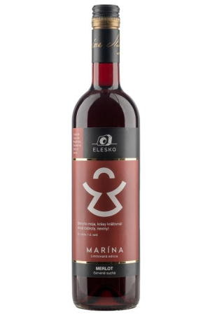 Marína Merlot, ročník 2020, suché, 0,75 l