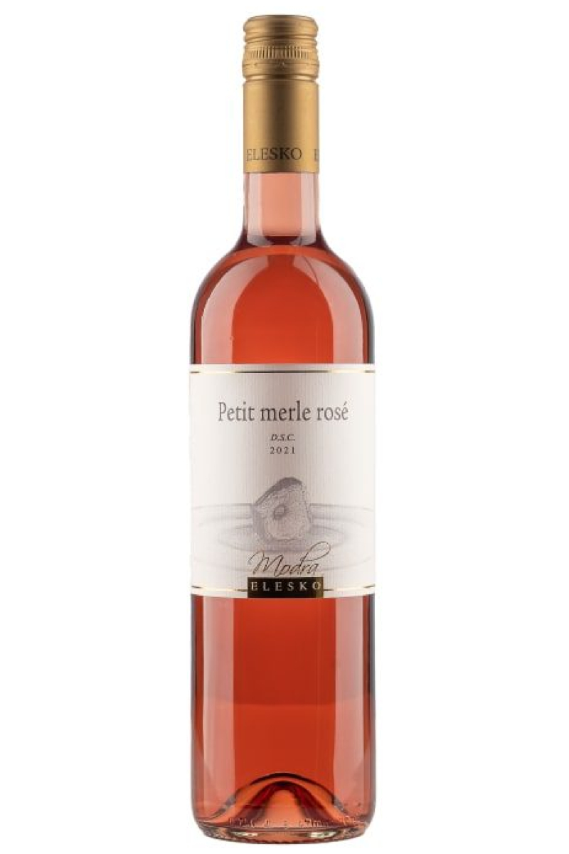 Merlot rosé , ročník 2023, polosuché, 0,75 l
