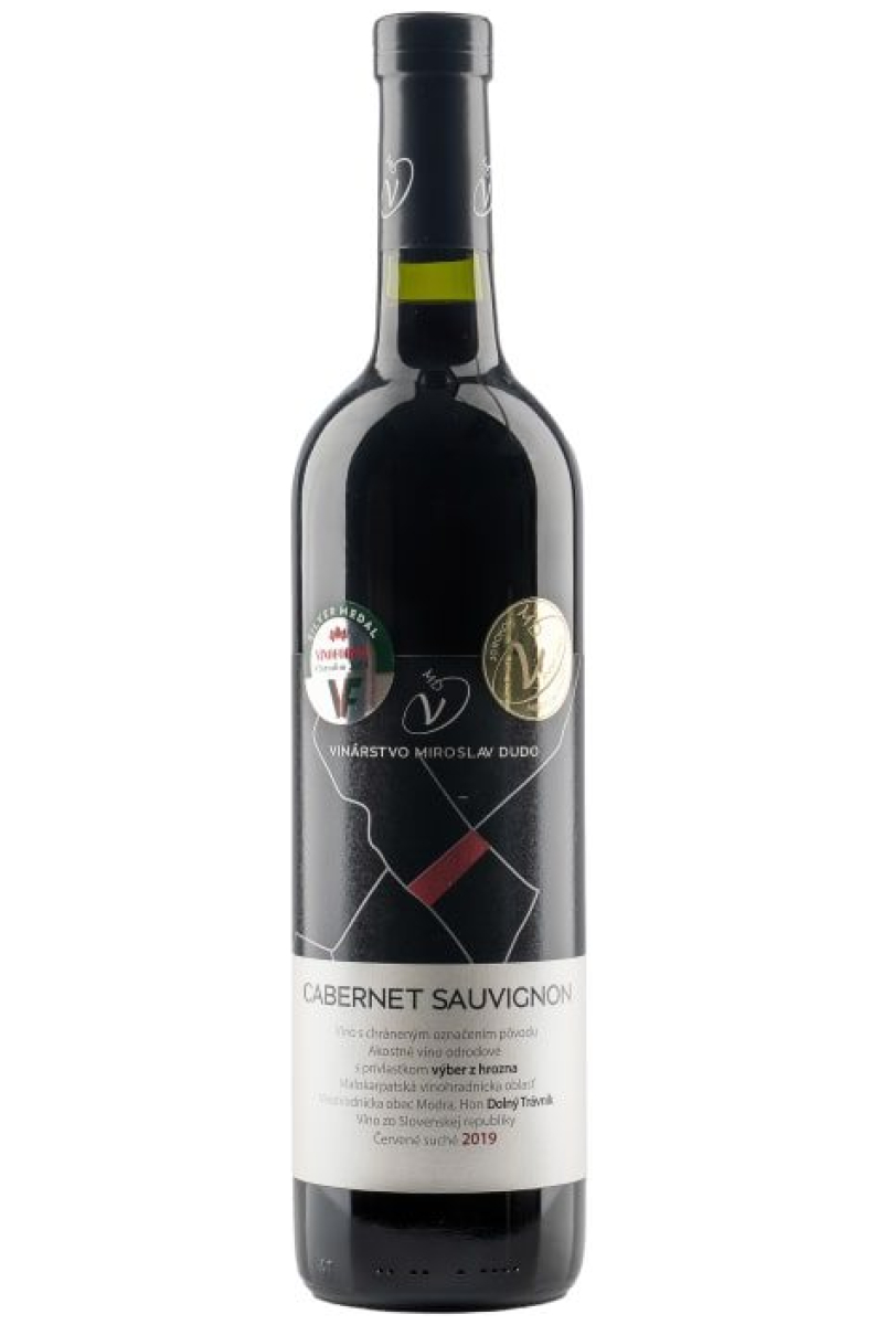 Cabernet Sauvignon, výber z hrozna, ročník 2021, suché, 0,75 l