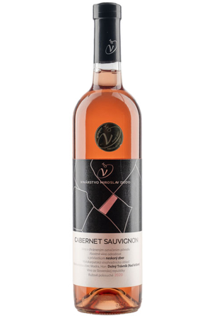 Cabernet Sauvignon ružové, neskorý zber, ročník 2023, polosuché, 0,75 l
